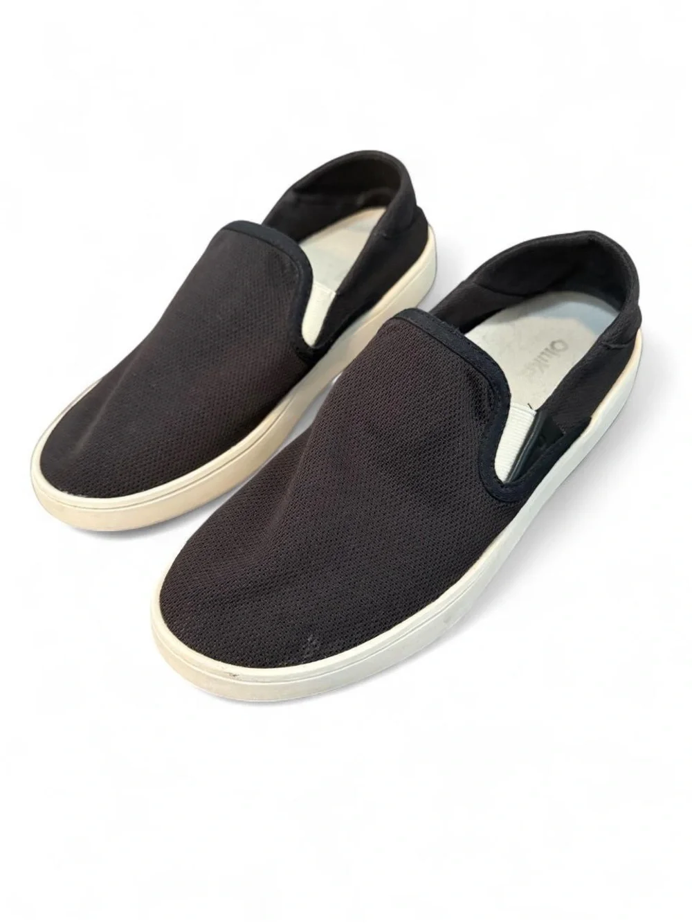 OluKai Pehuea Black Slip On Mesh Sneakers Women’s Size 10